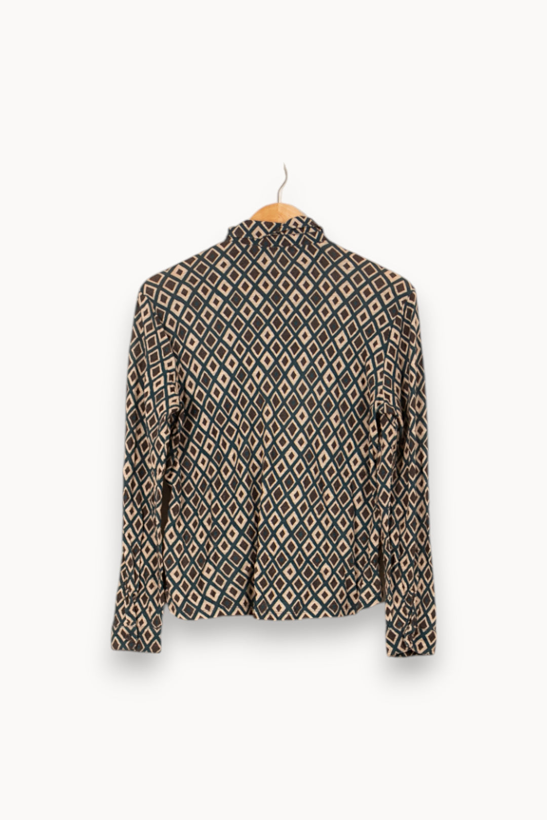 Chemise Noire et Beige - Taille M/38 de la marque Gerard Darel | PARAD59910 - Vendu par Paradigme - Image 4
