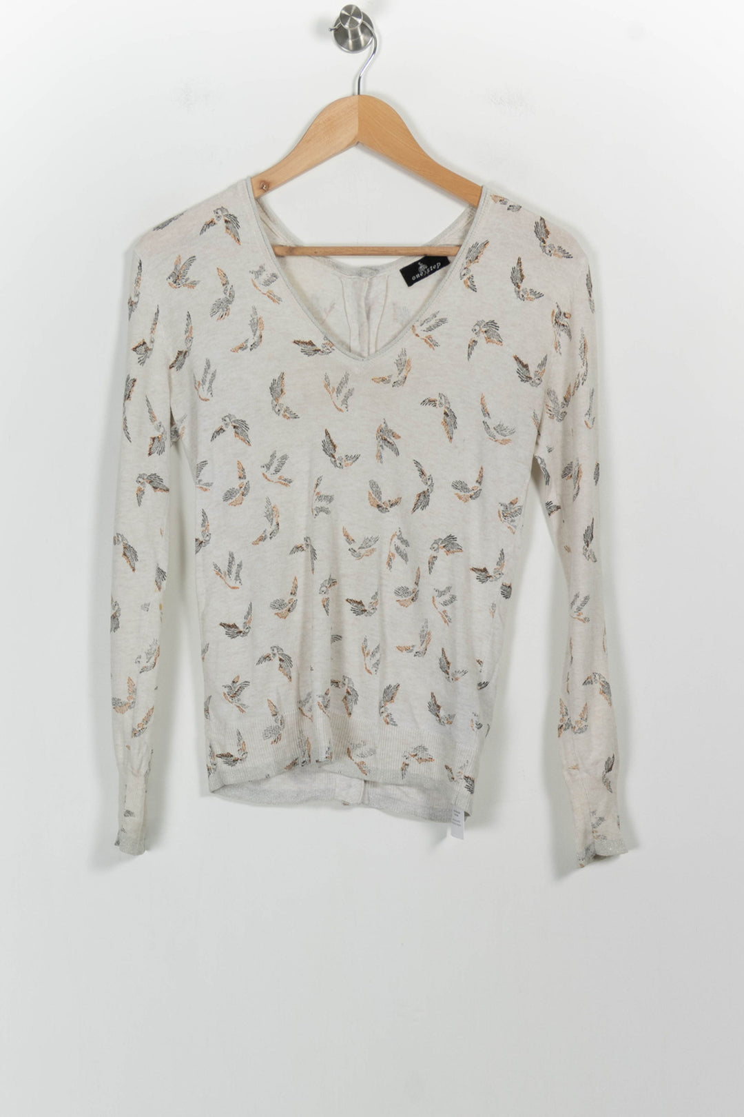 Pull Gris - Taille XS/34 de la marque One Step | PARAD59911 - Vendu par Paradigme - Image 2
