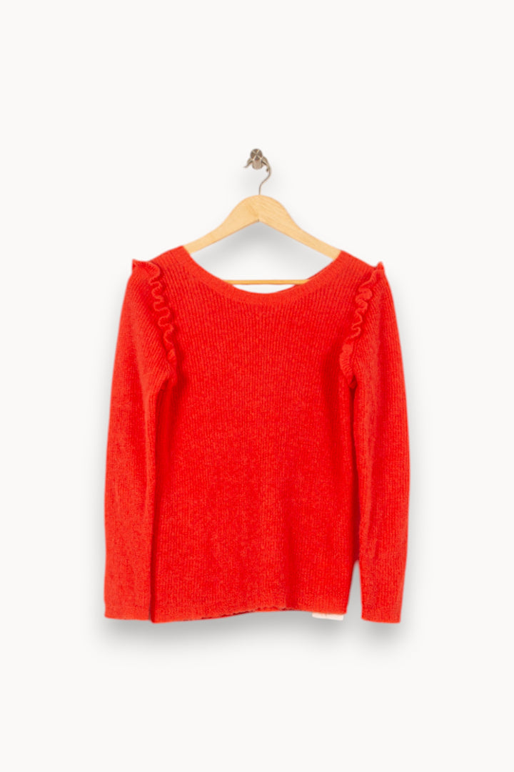 Pull Rouge - Taille S/36 de la marque Garance Paris | PARAD59914 - Vendu par Paradigme - Image 2