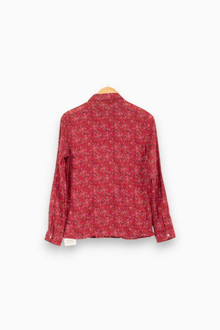 Chemise Fleurie Rose et Blanche - Taille S/36 de la marque La Petite Etoile | PARAD59919 - Vendu par Paradigme - Image 4