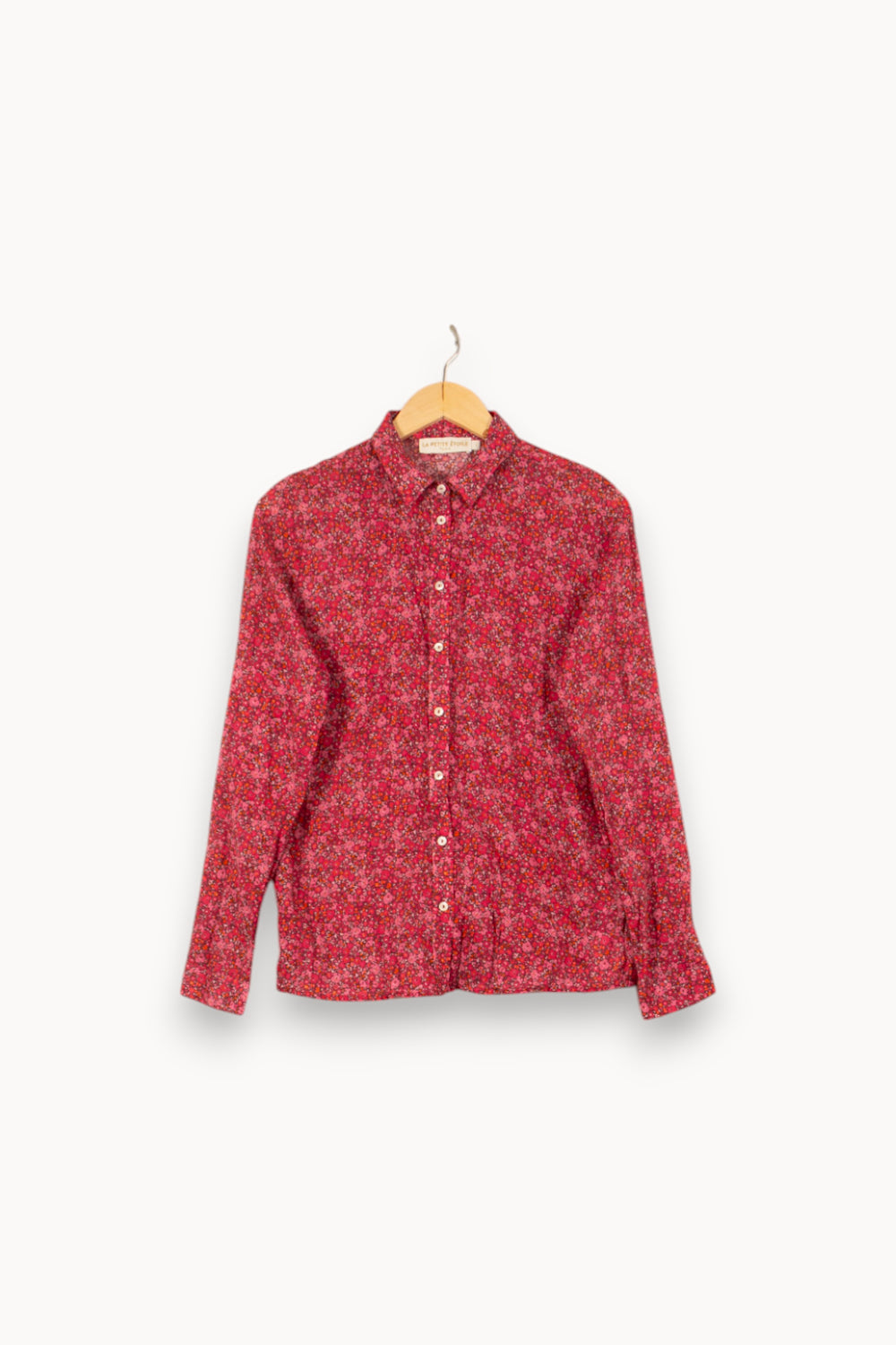 Chemise Fleurie Rose et Blanche - Taille S/36 de la marque La Petite Etoile | PARAD59919 - Vendu par Paradigme - Image 2