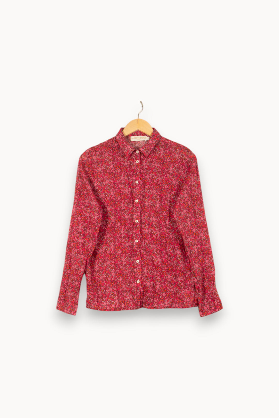 Chemise Fleurie Rose et Blanche - Taille S/36 de la marque La Petite Etoile | PARAD59919 - Vendu par Paradigme - Image 2