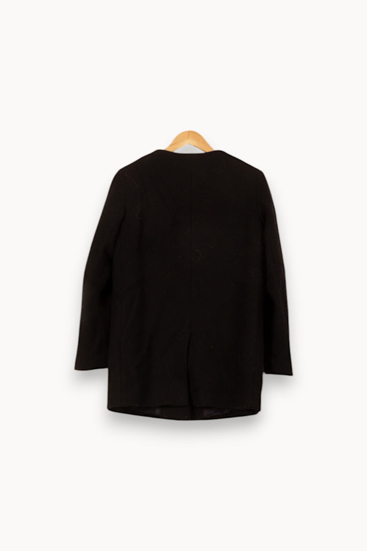 Veste Noire - Taille M/38 de la marque Sézane | PARAD59920 - Vendu par Paradigme - Image 4