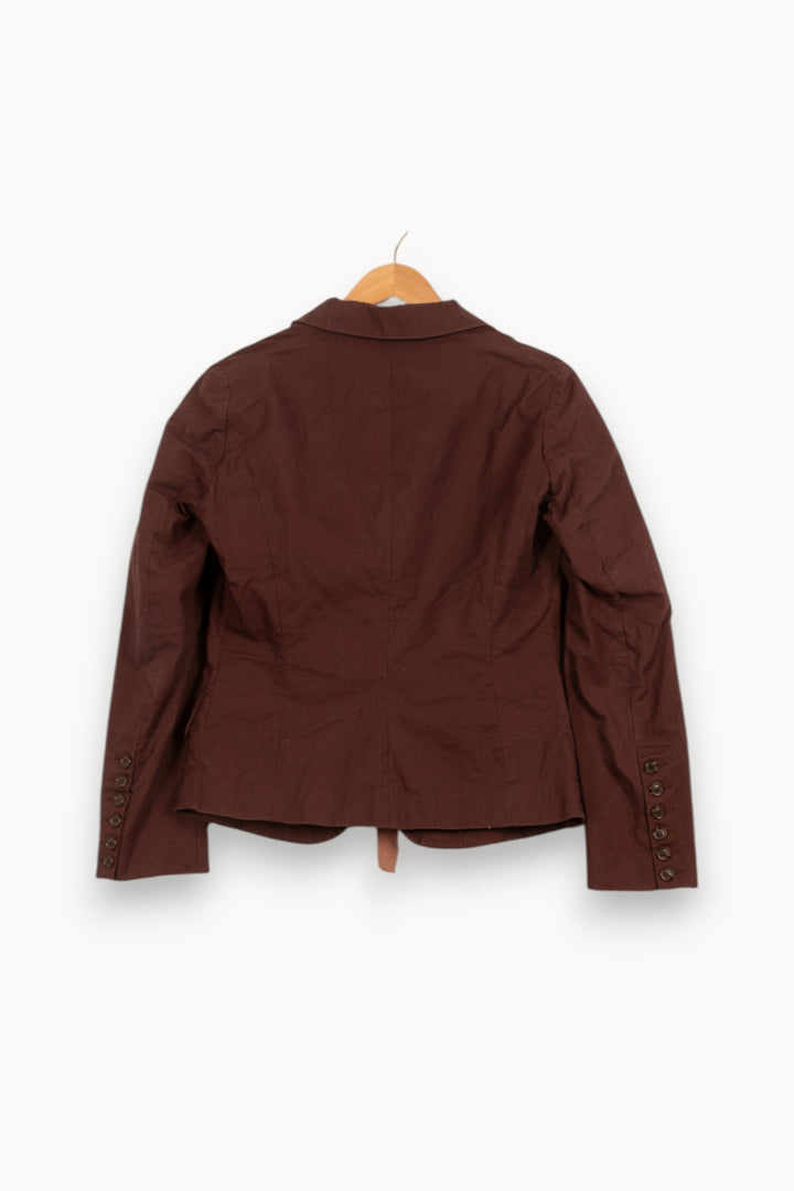 Blazer Marron - Taille M/38 de la marque IKKS | PARAD59928 - Vendu par Paradigme - Image 4