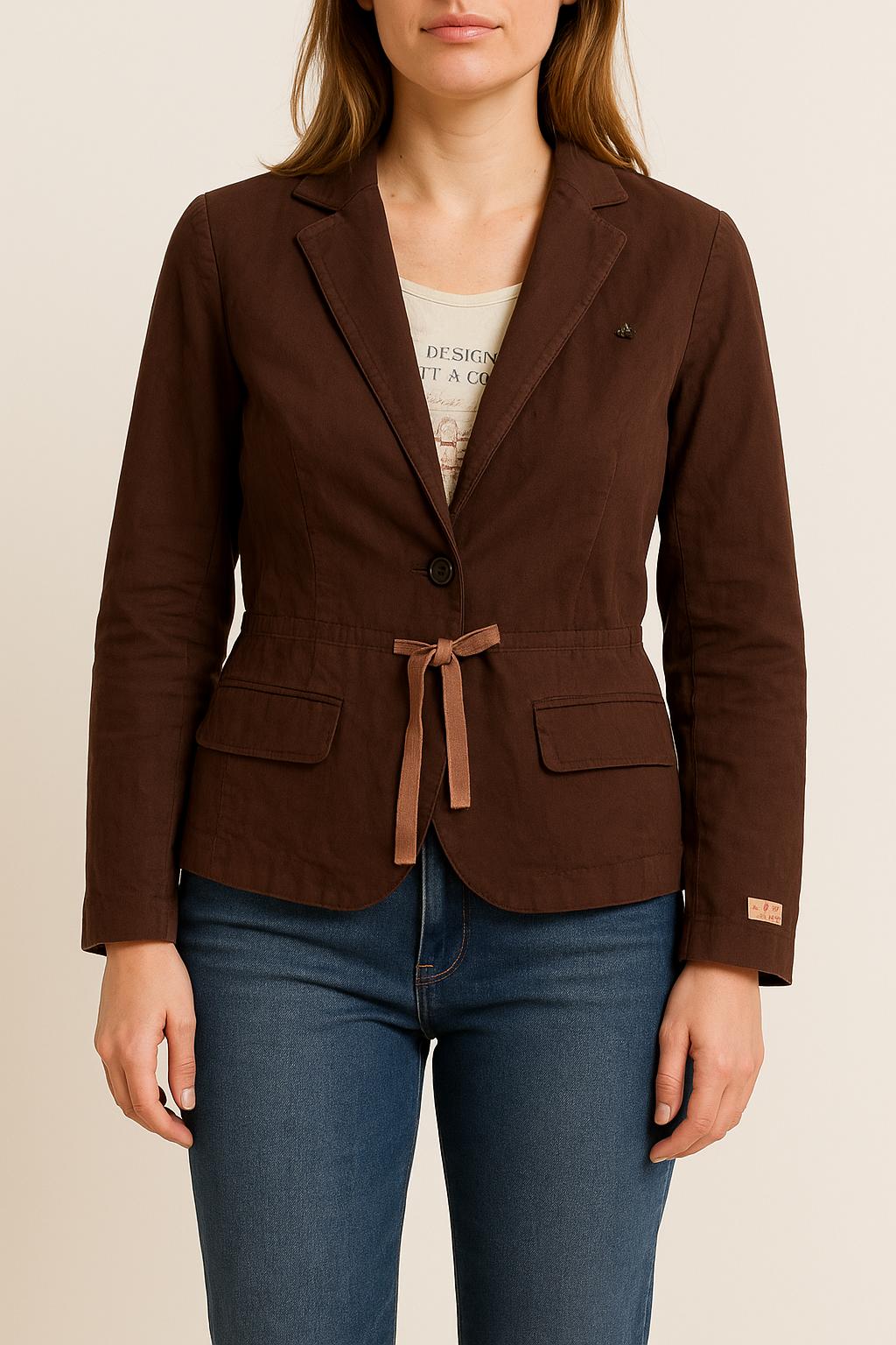 Blazer Marron - Taille M/38 de la marque IKKS | PARAD59928 - Vendu par Paradigme - Image 1