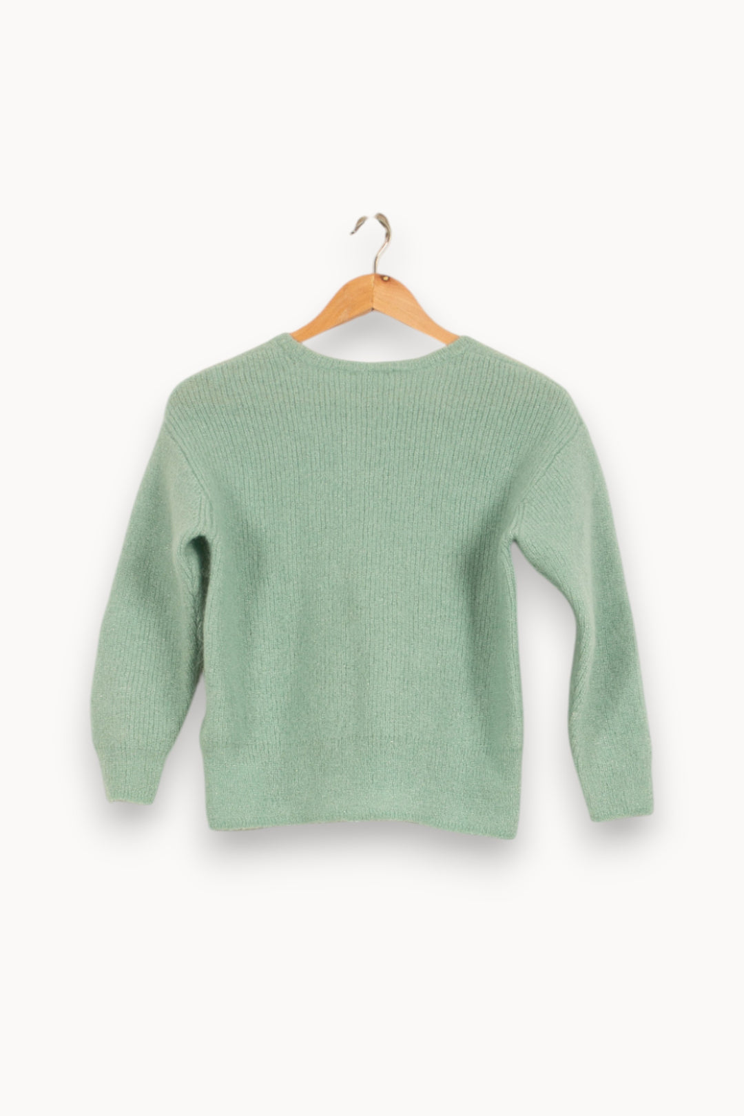 Pull Vert - Taille XS/34 de la marque Claudie Pierlot | PARAD59951 - Vendu par Paradigme - Image 4