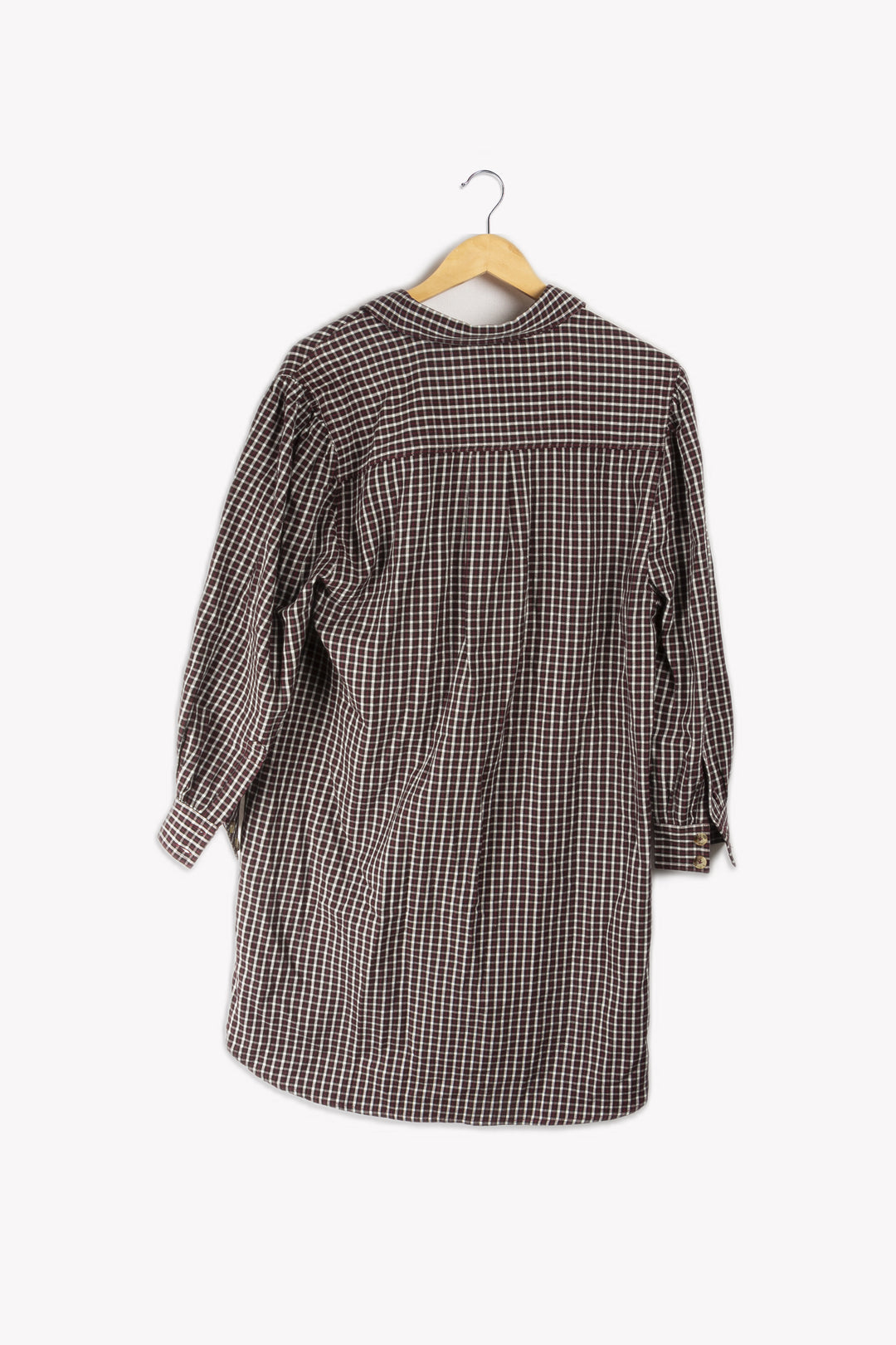 Robe Courte À Carreaux - S