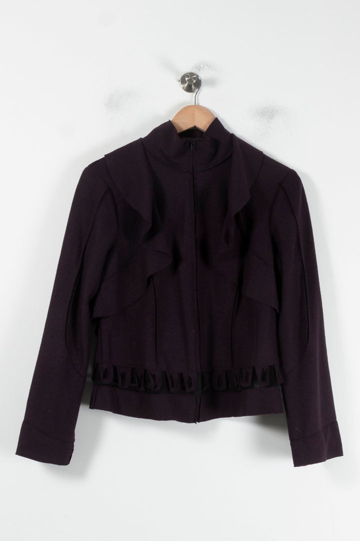 Veste Violette - Taille L/40 de la marque ZAPA | PARAD60472 - Vendu par Paradigme - Image 2