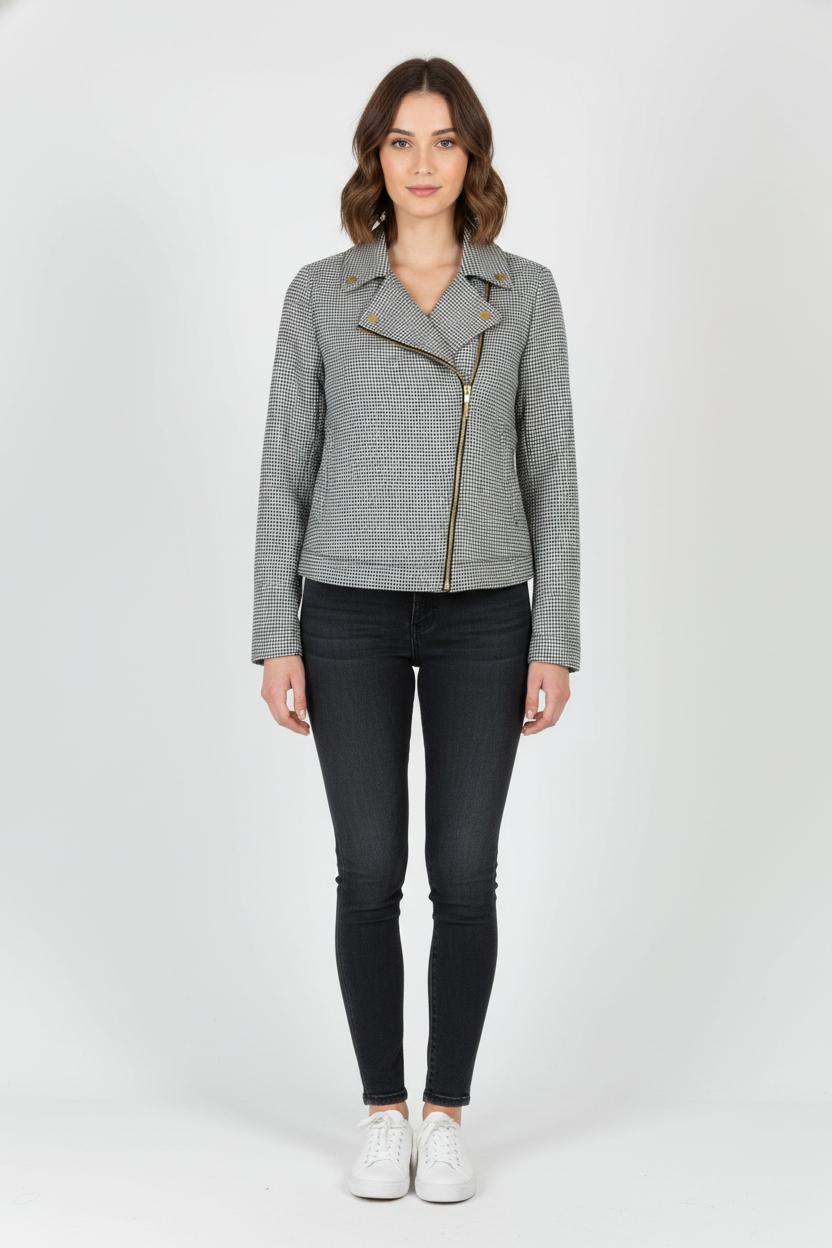Blouson Noir et Blanc - Taille XS/34 de la marque I.Code | PARAD60473 - Vendu par Paradigme - Image 1