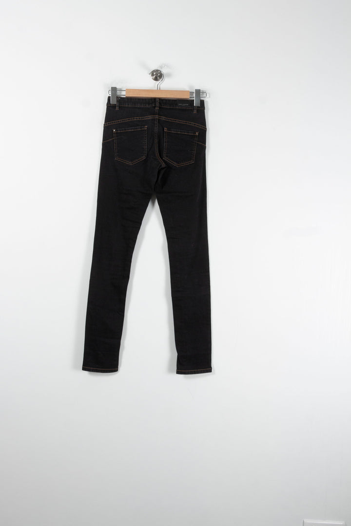 Jean Skinny Noir - Taille S/36 de la marque IKKS | PARAD60483 - Vendu par Paradigme - Image 4
