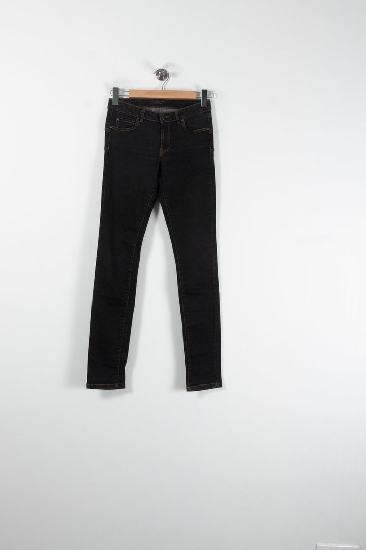 Jean Skinny Noir - Taille S/36 de la marque IKKS | PARAD60483 - Vendu par Paradigme - Image 2