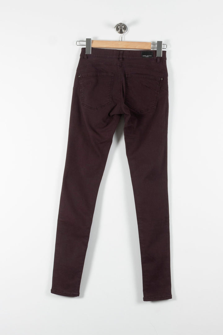 Jean Bordeaux - Taille XS/34 de la marque IKKS | PARAD60484 - Vendu par Paradigme - Image 4
