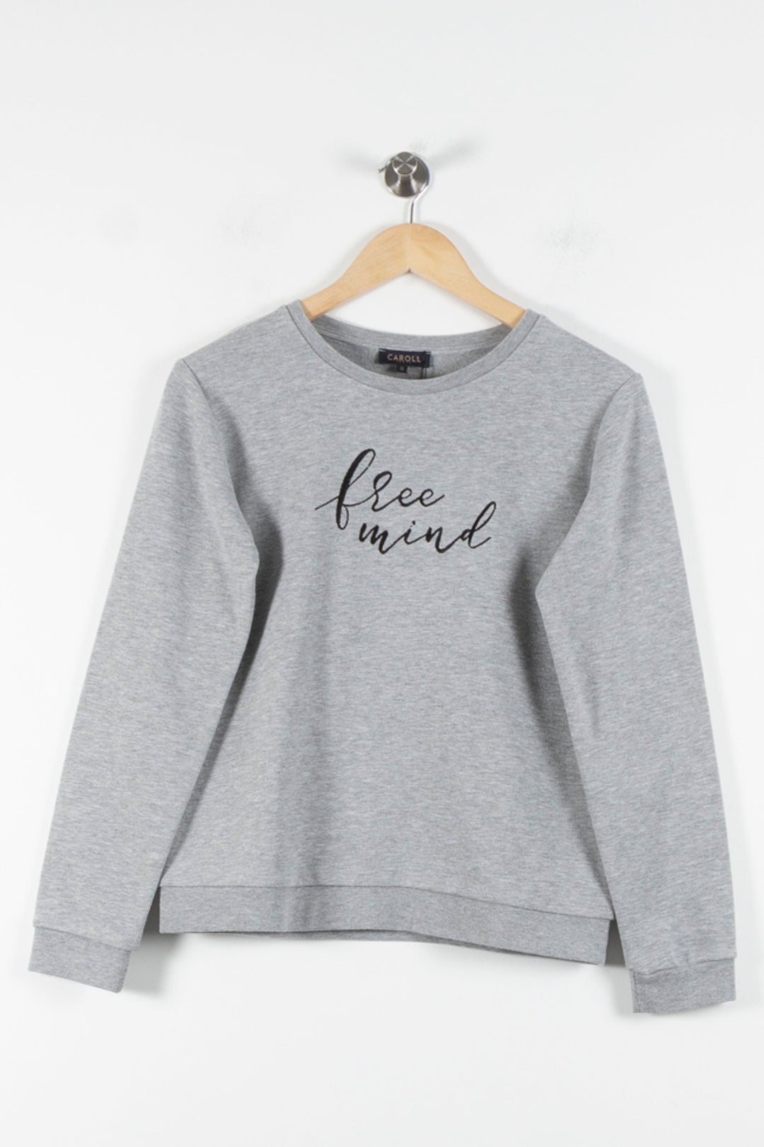 Sweat Gris - Taille S/36 de la marque Caroll | PARAD60512 - Vendu par Paradigme - Image 2