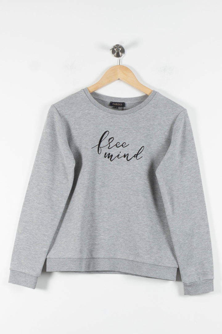 Sweat Gris - Taille S/36 de la marque Caroll | PARAD60512 - Vendu par Paradigme - Image 2