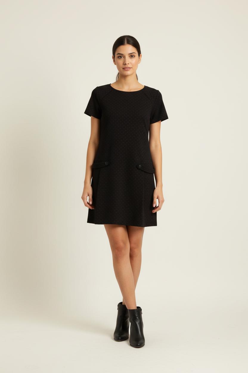 Robe Courte Noire - Taille L/40 de la marque I.Code | PARAD60514 - Vendu par Paradigme - Image 1