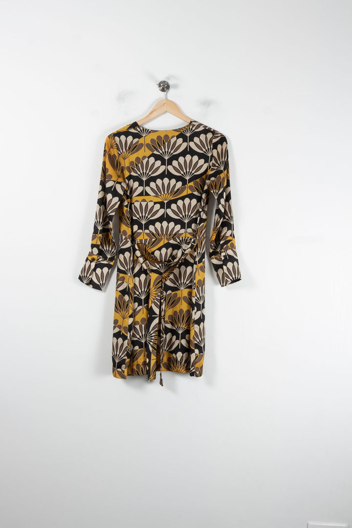 Robe Noir et Jaune - Taille S/36 de la marque La Fée Maraboutée | PARAD60516 - Vendu par Paradigme - Image 4