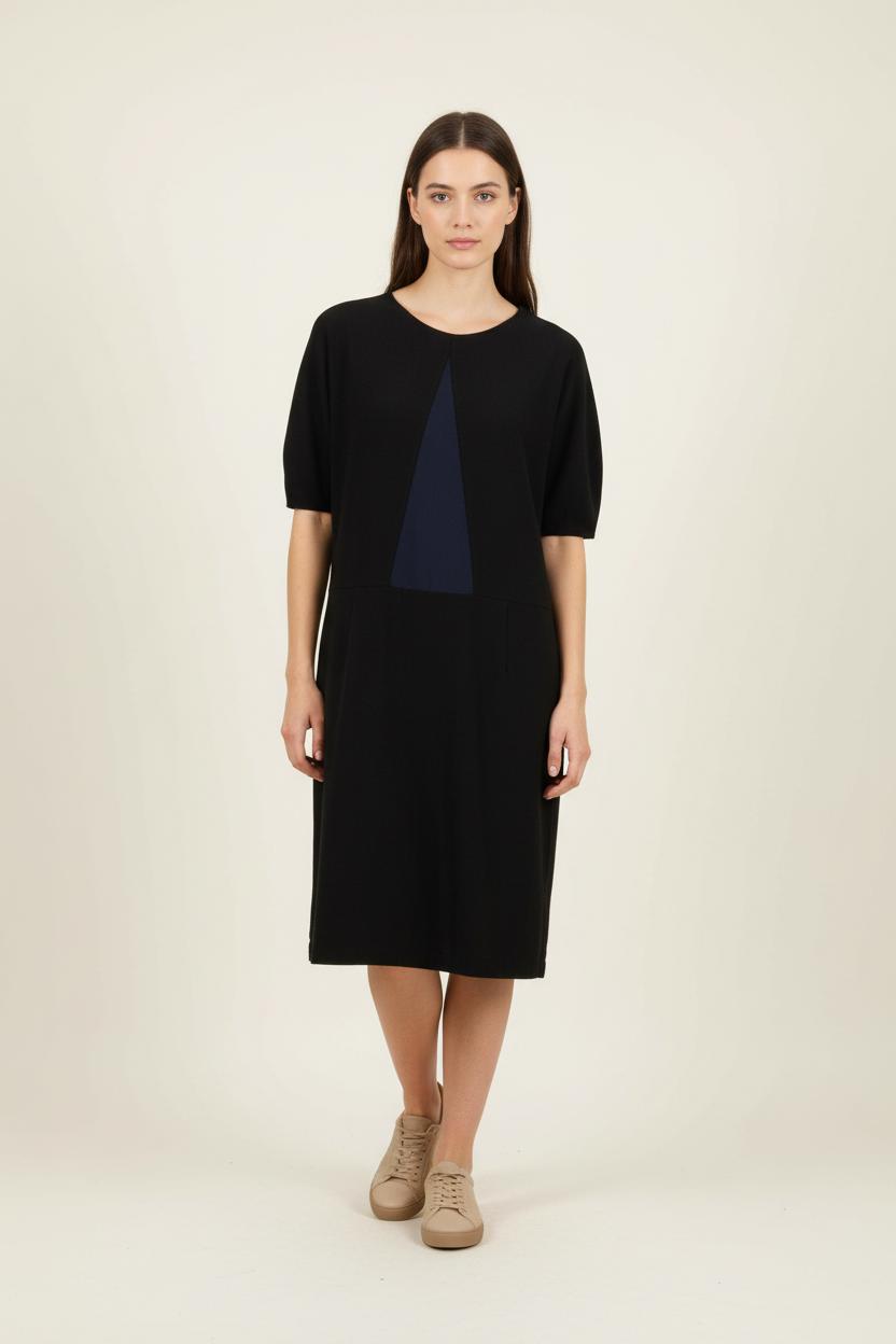 Robe Droite Noire - Taille XL/42 de la marque I.Code | PARAD60517 - Vendu par Paradigme - Image 1
