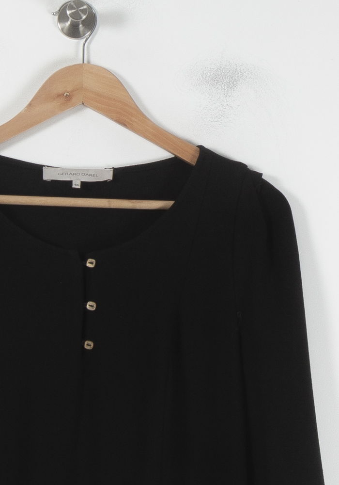 Robe Midi Noire - Taille L/40 de la marque Gerard Darel | PARAD60518 - Vendu par Paradigme - Image 3