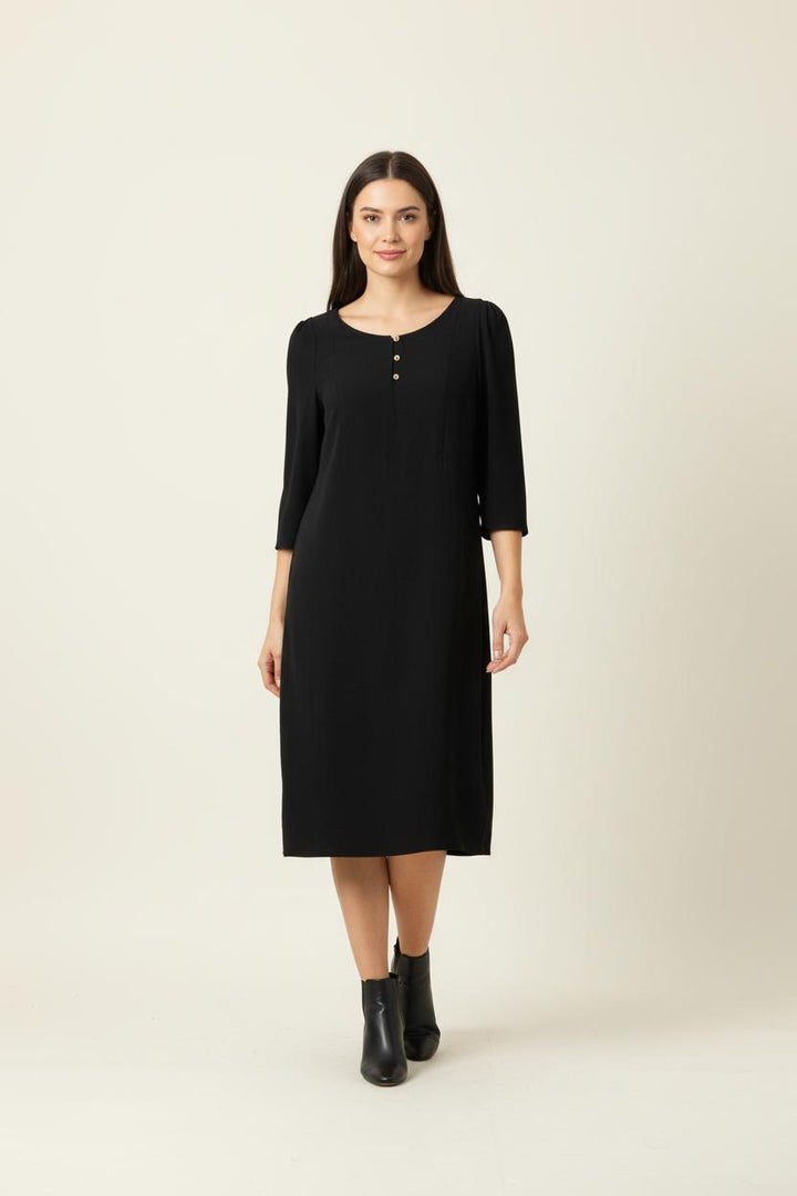 Robe Midi Noire - Taille L/40 de la marque Gerard Darel | PARAD60518 - Vendu par Paradigme - Image 1