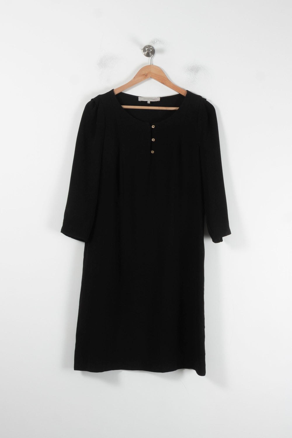 Robe Midi Noire - Taille L/40 de la marque Gerard Darel | PARAD60518 - Vendu par Paradigme - Image 2