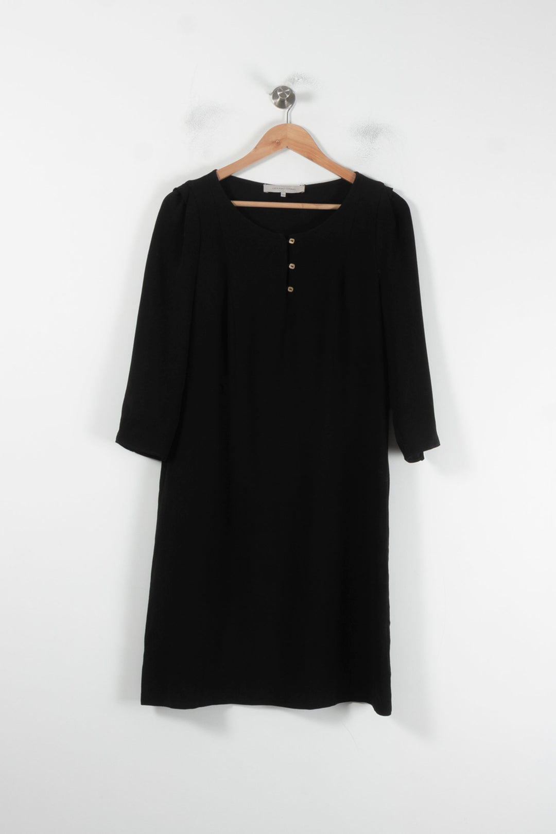 Robe Midi Noire - Taille L/40 de la marque Gerard Darel | PARAD60518 - Vendu par Paradigme - Image 2