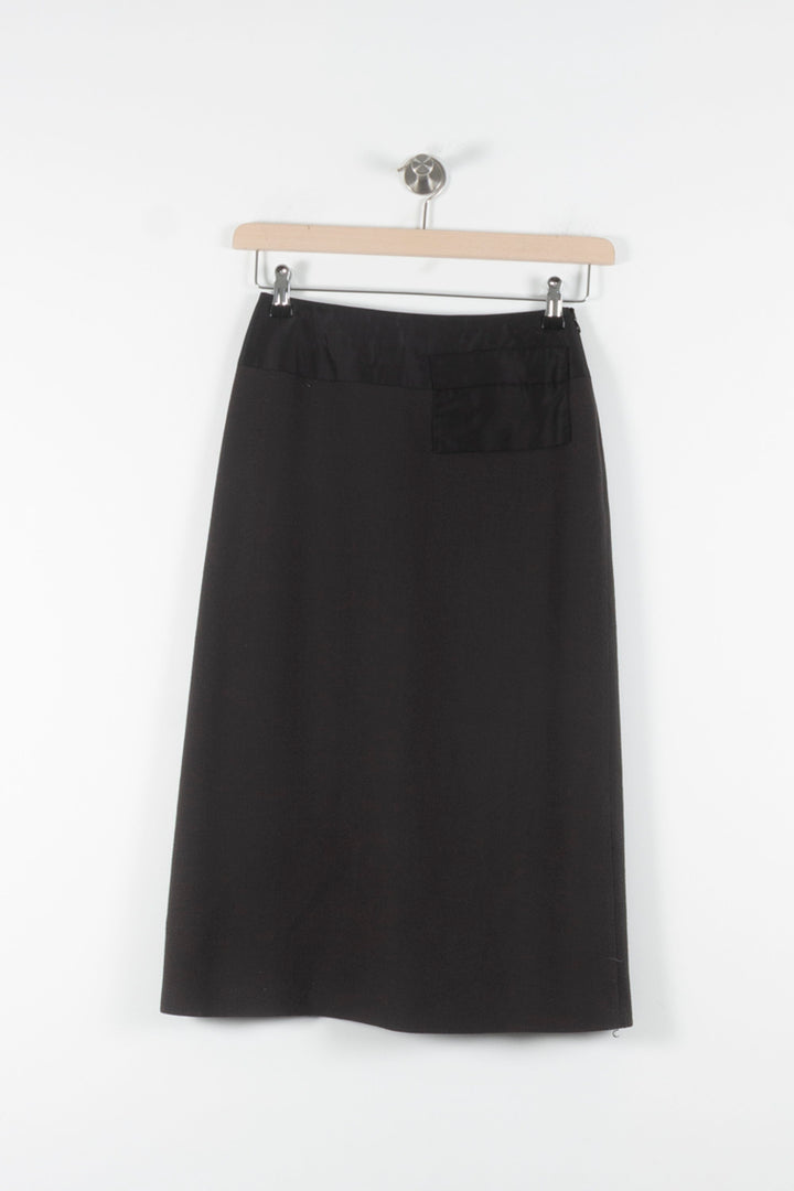 Jupe Longue Marron - Taille S/36 de la marque ZAPA | PARAD60522 - Vendu par Paradigme - Image 2