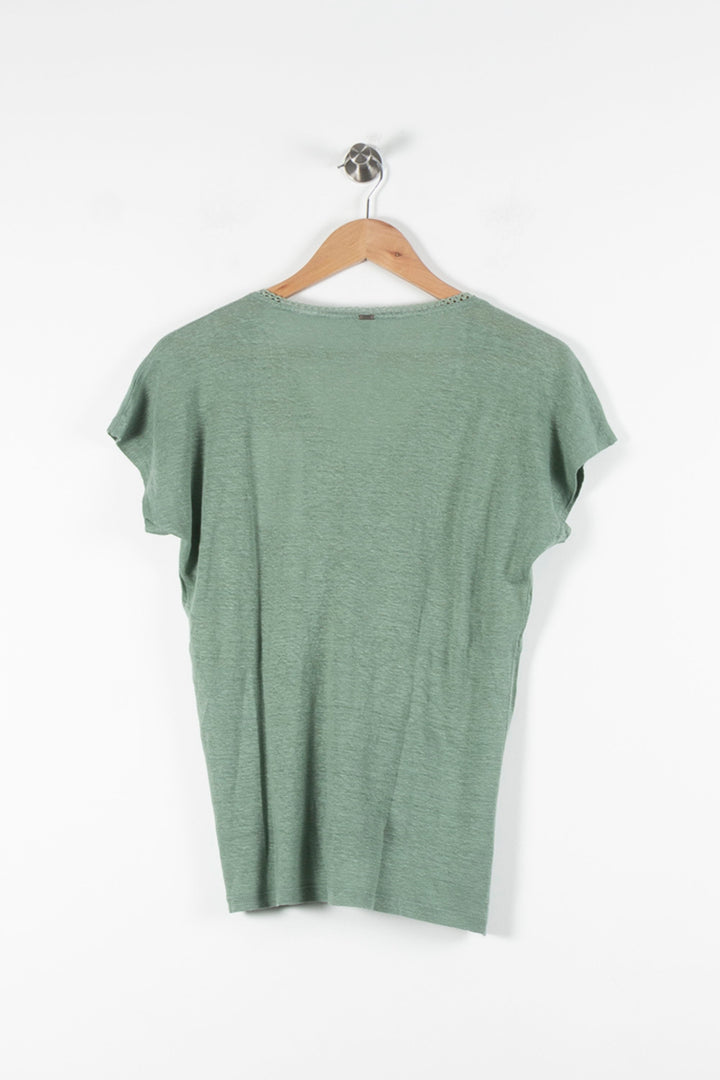 T-shirt Vert - Taille XS/34 de la marque I.Code | PARAD60527 - Vendu par Paradigme - Image 4