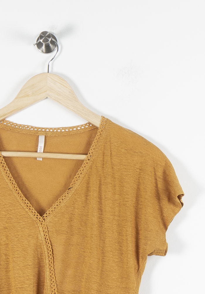 T-shirt Jaune - Taille XS/34 de la marque I.Code | PARAD60528 - Vendu par Paradigme - Image 3