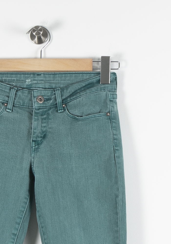 Jean Slim Vert - Taille S/36 de la marque Levi's | PARAD60529 - Vendu par Paradigme - Image 3