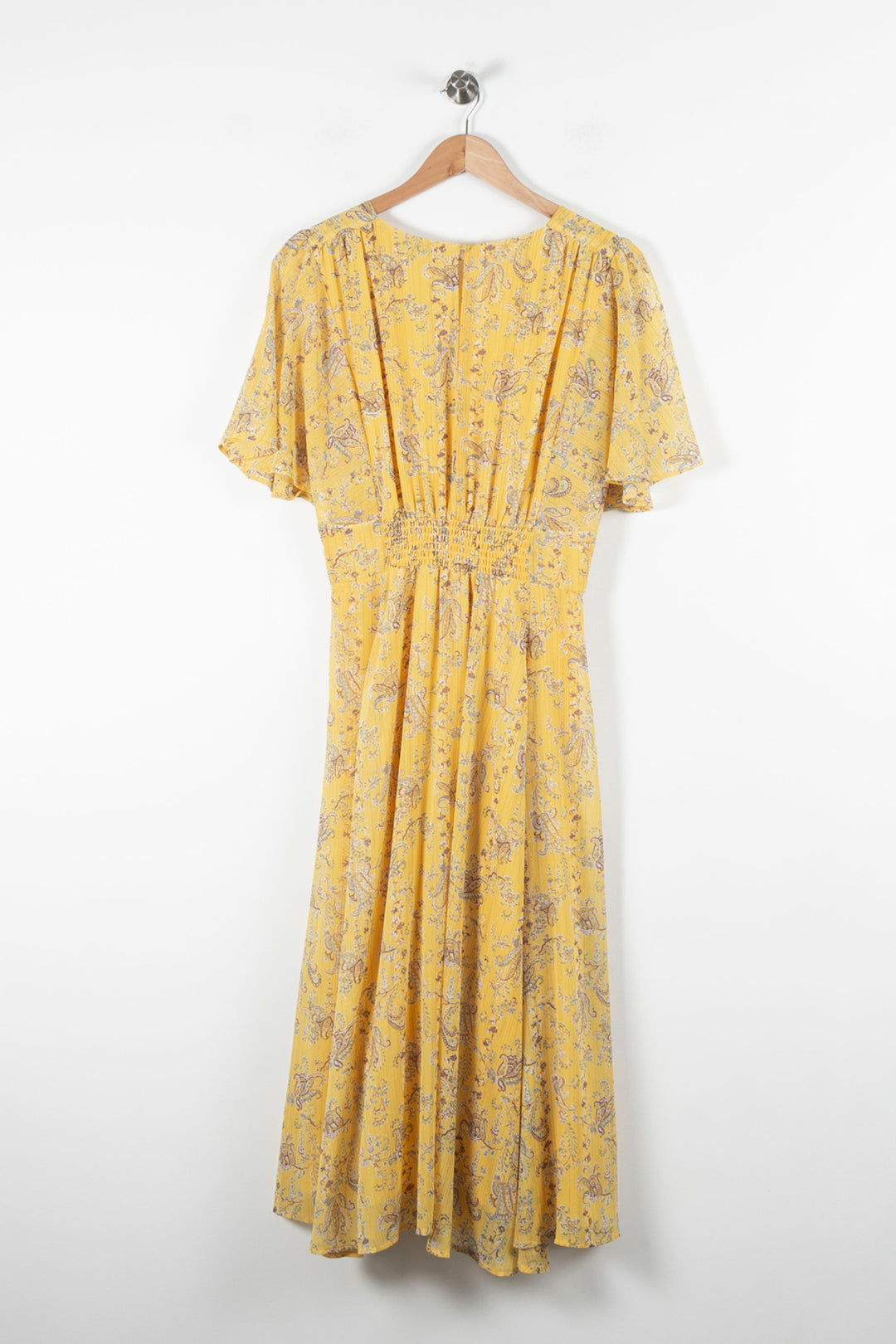 Robe Longue Jaune - Taille M/38 de la marque ZAPA | PARAD60531 - Vendu par Paradigme - Image 4