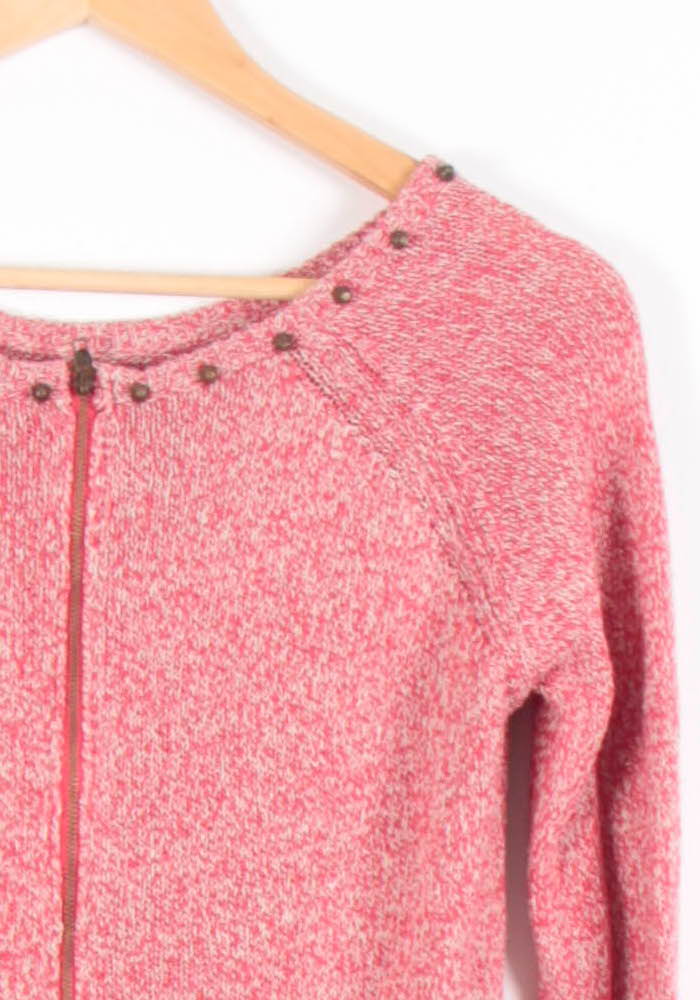 Cardigan Rouge - Taille S/36 de la marque I.Code | PARAD60532 - Vendu par Paradigme - Image 3
