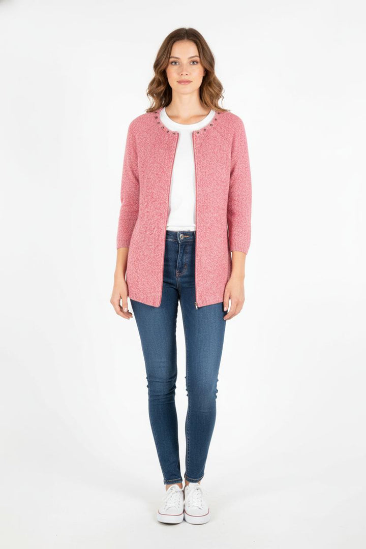 Cardigan Rouge - Taille S/36 de la marque I.Code | PARAD60532 - Vendu par Paradigme - Image 1