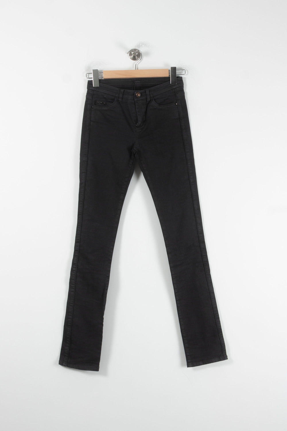 Jean Skinny Noir - Taille XS/34 de la marque IKKS | PARAD60533 - Vendu par Paradigme - Image 2