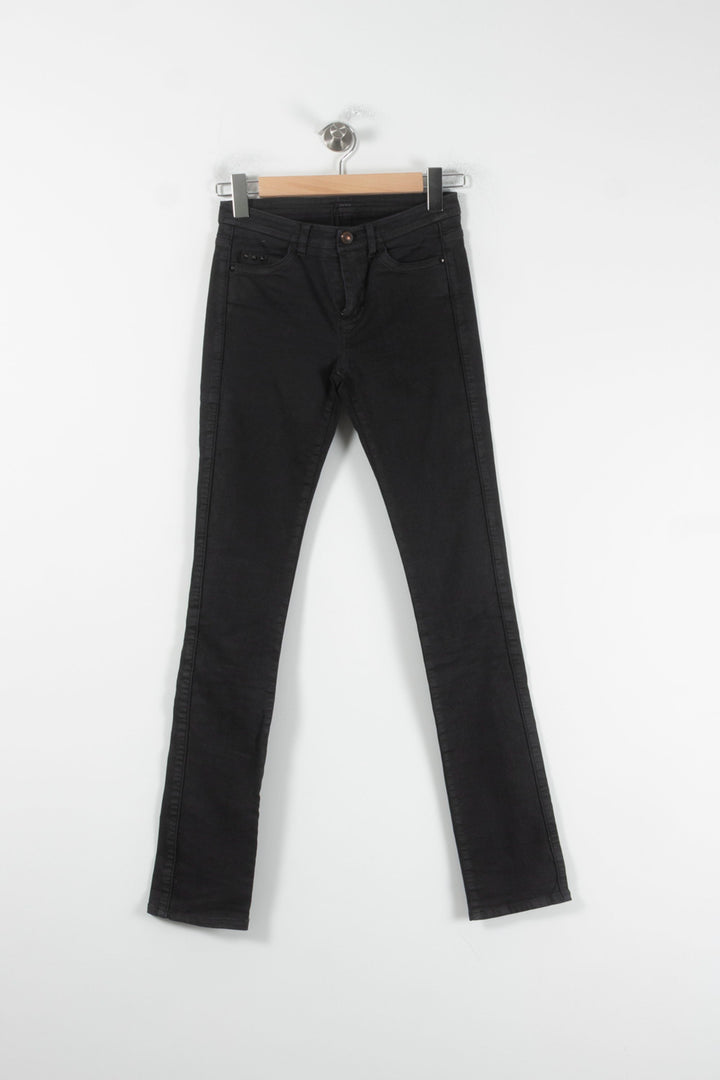 Jean Skinny Noir - Taille XS/34 de la marque IKKS | PARAD60533 - Vendu par Paradigme - Image 2