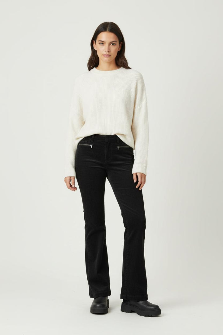 Pantalon Pattes d'Éléphant Noir - Taille XS/34 de la marque One Step | PARAD60536 - Vendu par Paradigme - Image 1