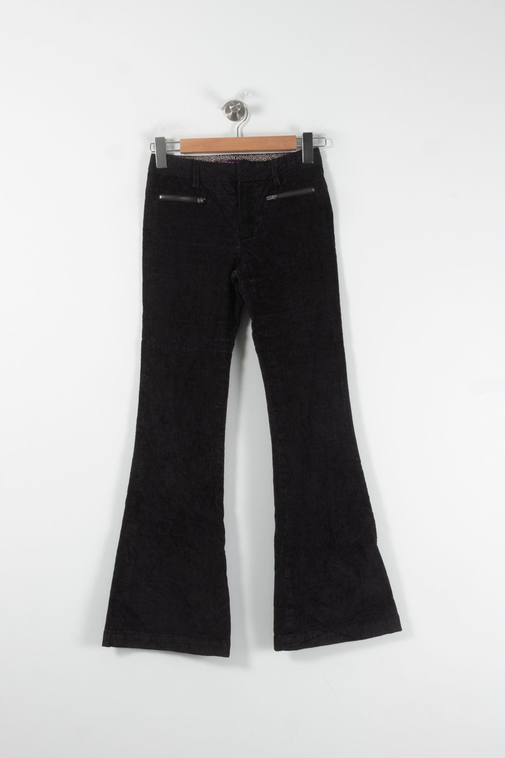 Pantalon Pattes d'Éléphant Noir - Taille XS/34 de la marque One Step | PARAD60536 - Vendu par Paradigme - Image 2
