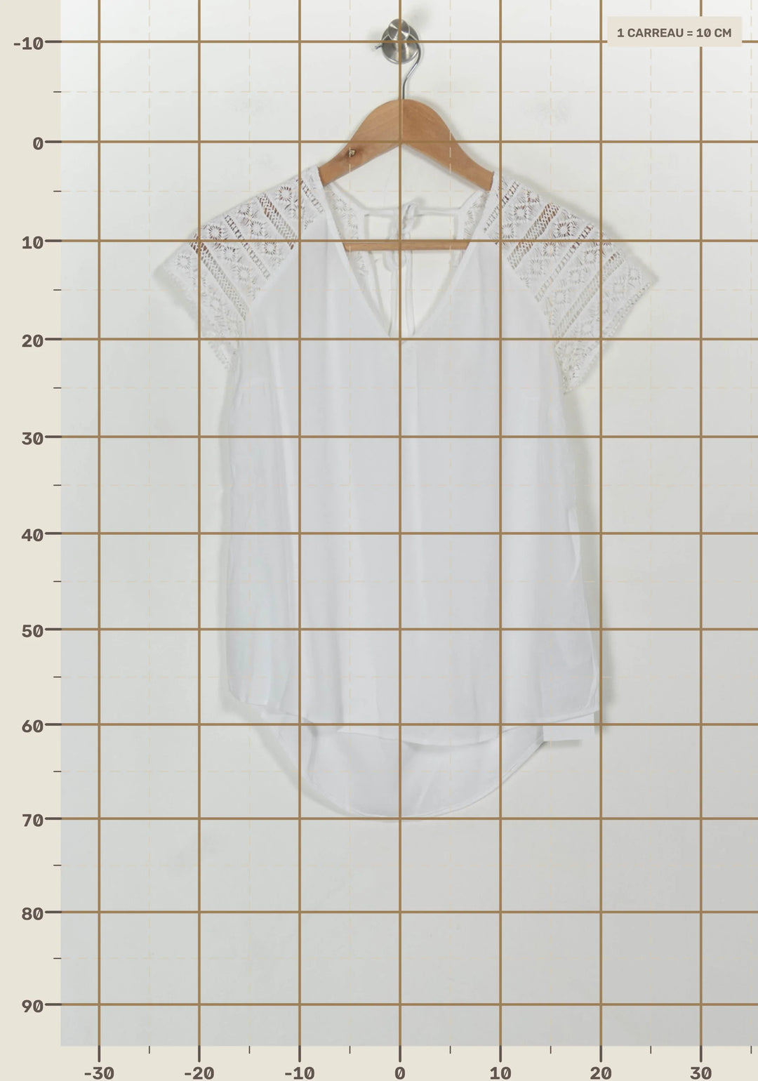 Blouse Blanche - Taille XS/34 de la marque I.Code | PARAD60545 - Vendu par Paradigme - Image 4
