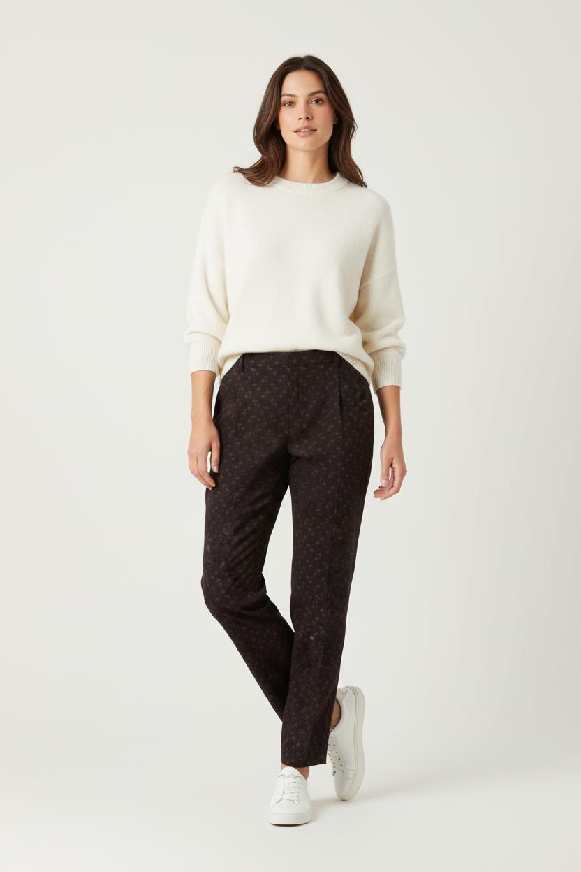 Pantalon Noir et Marron - Taille M/38 de la marque IKKS | PARAD60547 - Vendu par Paradigme - Image 1