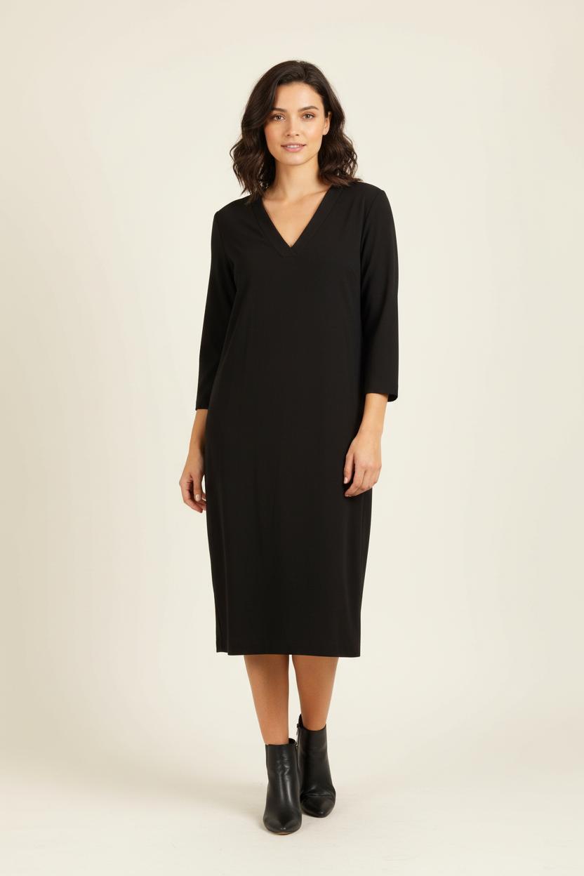 Robe Midi Noire - Taille M/38 de la marque Galeries Lafayette | PARAD60563 - Vendu par Paradigme - Image 1