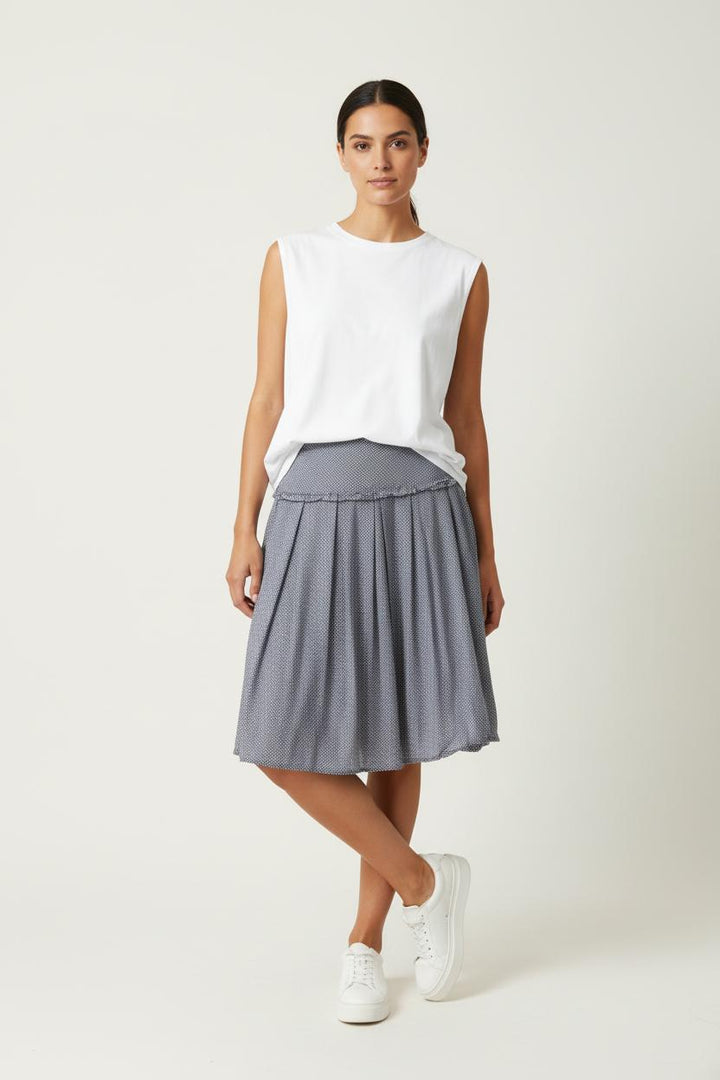 Jupe Plissée Bleue - Taille XS/34 de la marque One Step | PARAD60567 - Vendu par Paradigme - Image 1