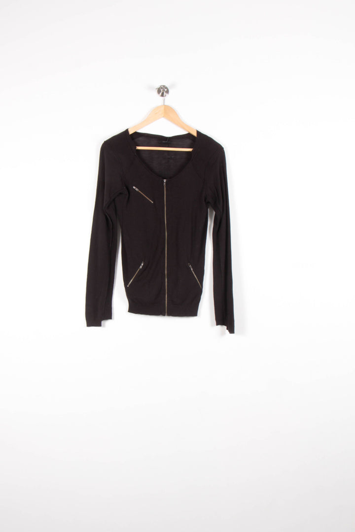 Cardigan Noir - Taille S/36 de la marque IKKS | PARAD60568 - Vendu par Paradigme - Image 2