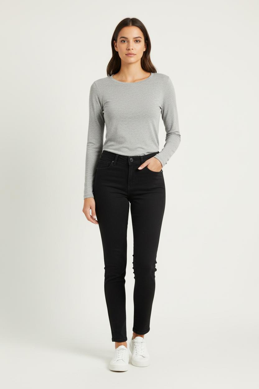 Jean Noir - Taille XS/34 de la marque Sud express | PARAD60571 - Vendu par Paradigme - Image 1