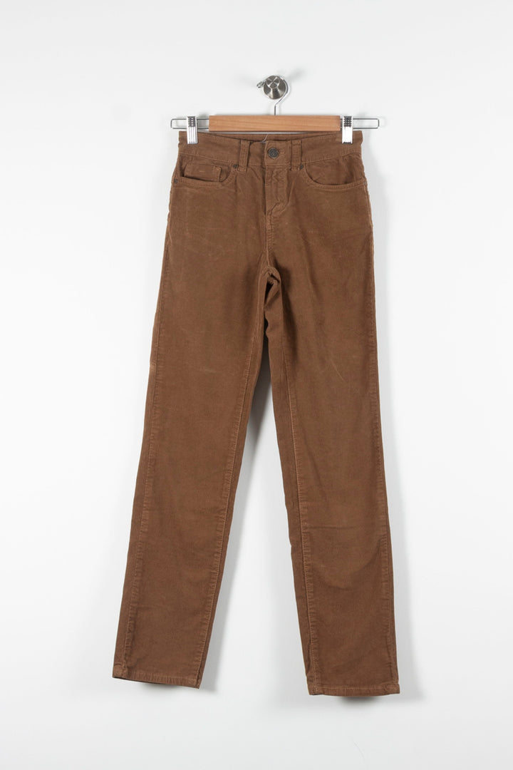 Pantalon Marron - Taille XS/34 de la marque Sud express | PARAD60574 - Vendu par Paradigme - Image 2