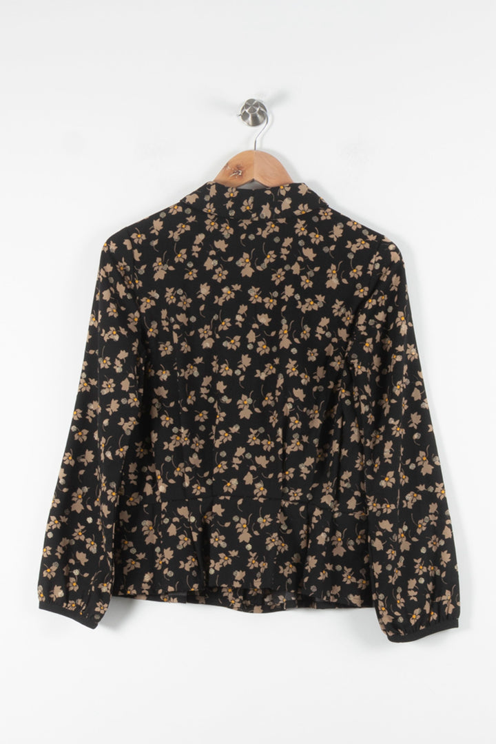 Blouse Noire et Beige - Taille XS/34 de la marque I.Code | PARAD60576 - Vendu par Paradigme - Image 4