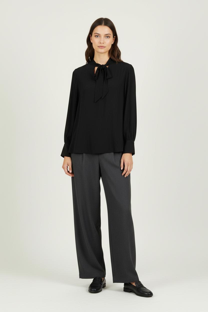 Blouse Noire - Taille XS/34 de la marque Sud express | PARAD60578 - Vendu par Paradigme - Image 1
