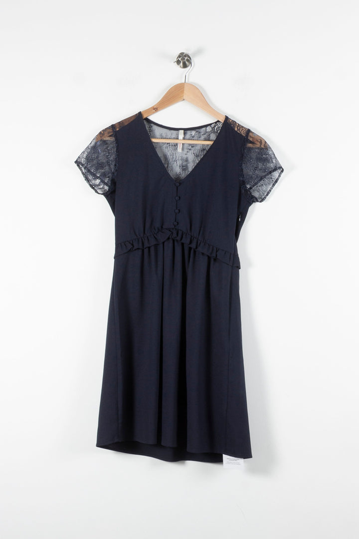 Robe Mi-Longue Bleue - Taille XS/34 de la marque I.Code | PARAD60579 - Vendu par Paradigme - Image 2