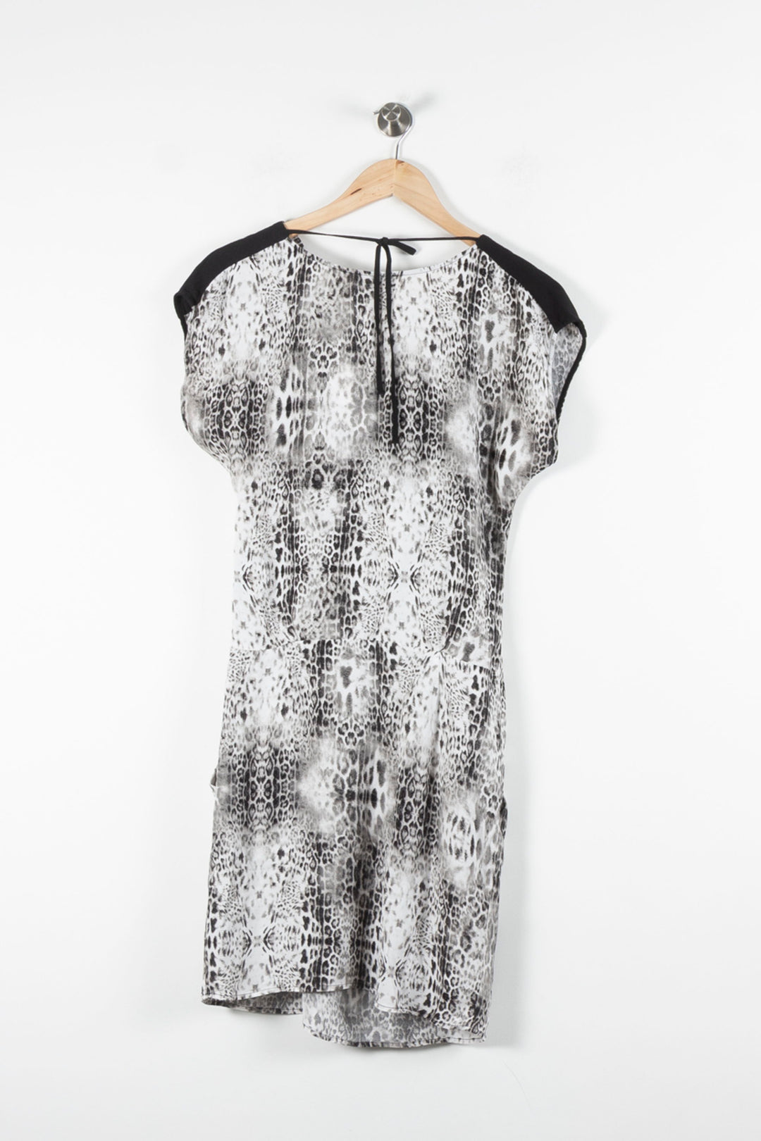 Robe Imprimée Grise et Noire - Taille XS/34 de la marque IKKS | PARAD60581 - Vendu par Paradigme - Image 4