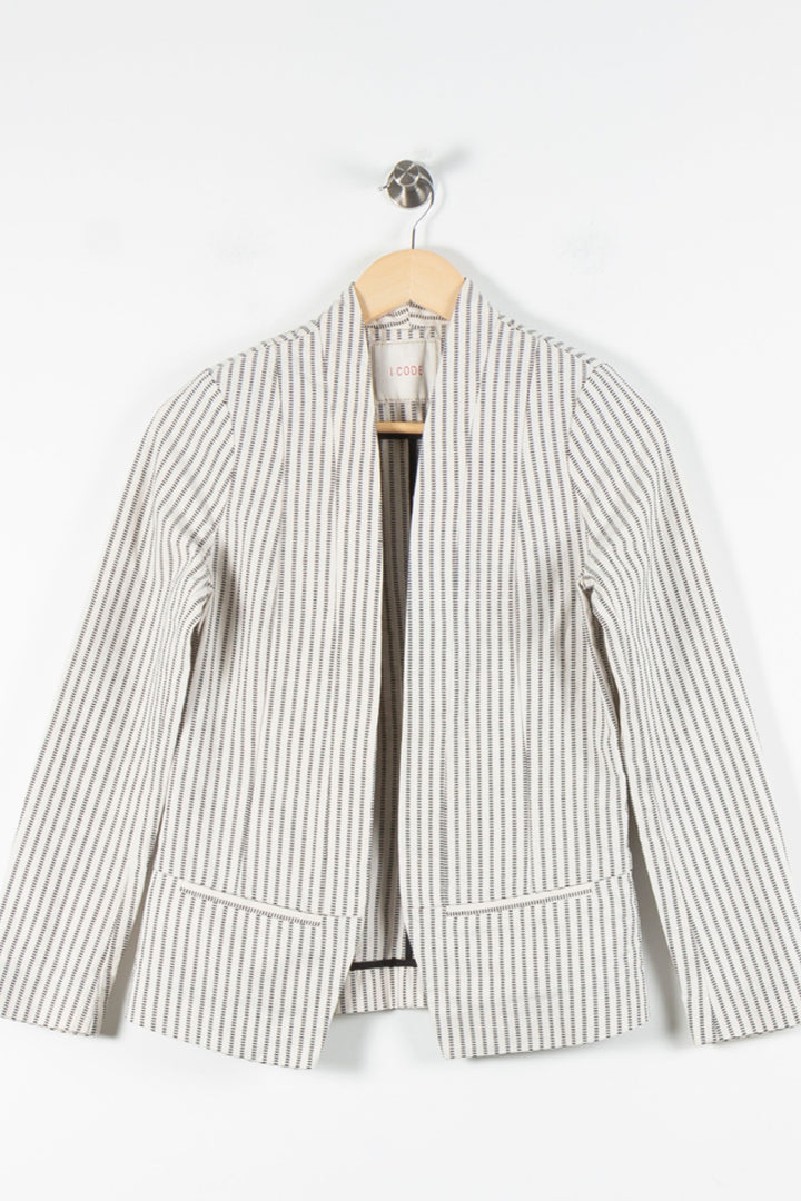 Blazer Blanc et Noir - Taille XS/34 de la marque I.Code | PARAD60583 - Vendu par Paradigme - Image 2