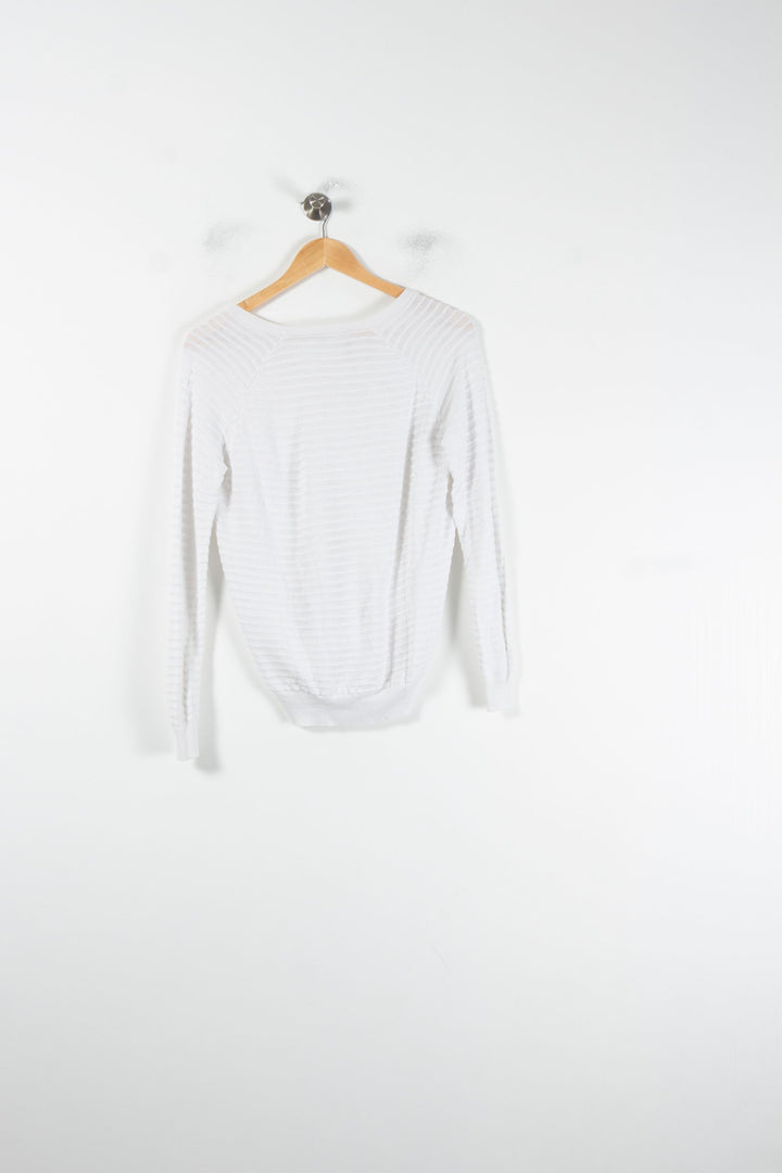 Pull Blanc - Taille XS/34 de la marque ZAPA | PARAD60587 - Vendu par Paradigme - Image 4