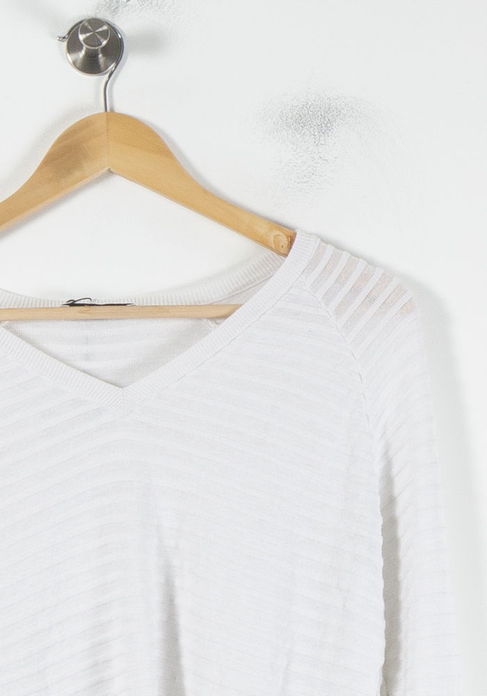 Pull Blanc - Taille XS/34 de la marque ZAPA | PARAD60587 - Vendu par Paradigme - Image 3